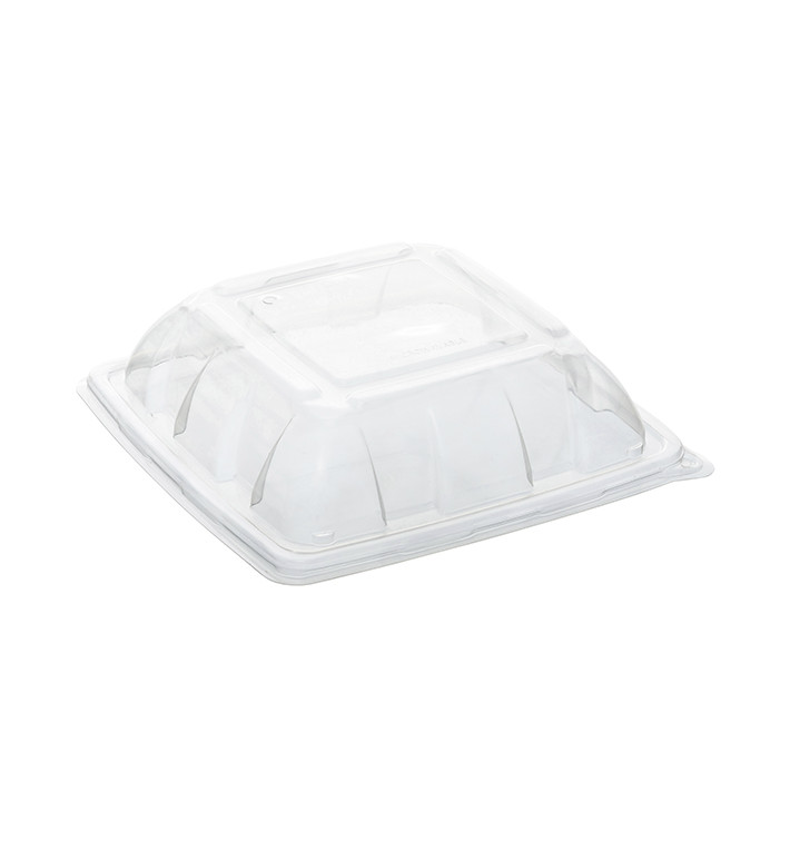 Couvercle en Plastique PP Dôme Barquette 230x230mm (300Utés) Couvercle en Plastique PP Dôme Barquette 230x230mm (300Utés)