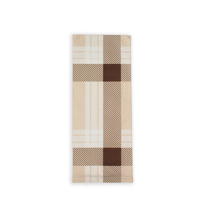 Enveloppe Porte-Couverts avec Serviettes "Écossais" (1000 Utés) Enveloppe Porte-Couverts avec Serviettes "Écossais" (1000 Utés)