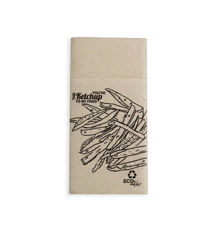 Serviette Kangourou en Papier Burguer 40x40cm (30 Unités) Serviette Kangourou en Papier Burguer 40x40cm (30 Unités)