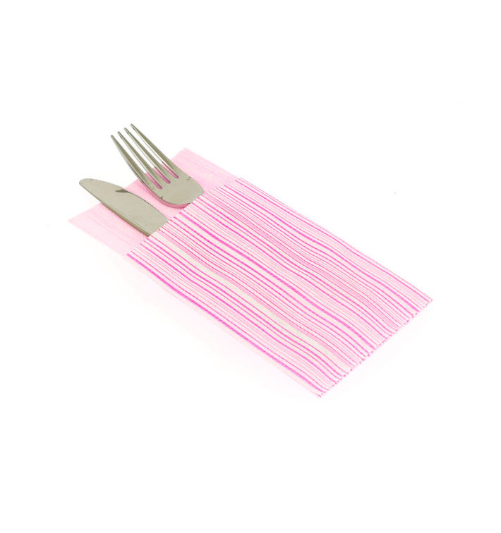 Serviette Kangourou Airlaid "Basic Fuchsia" 40x40cm (480 Utés) Serviette Kangourou Airlaid "Basic Fuchsia" 40x40cm (480 Utés)