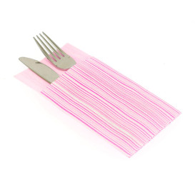 Serviette Kangourou Airlaid "Basic Fuchsia" 40x40cm (30 Utés)