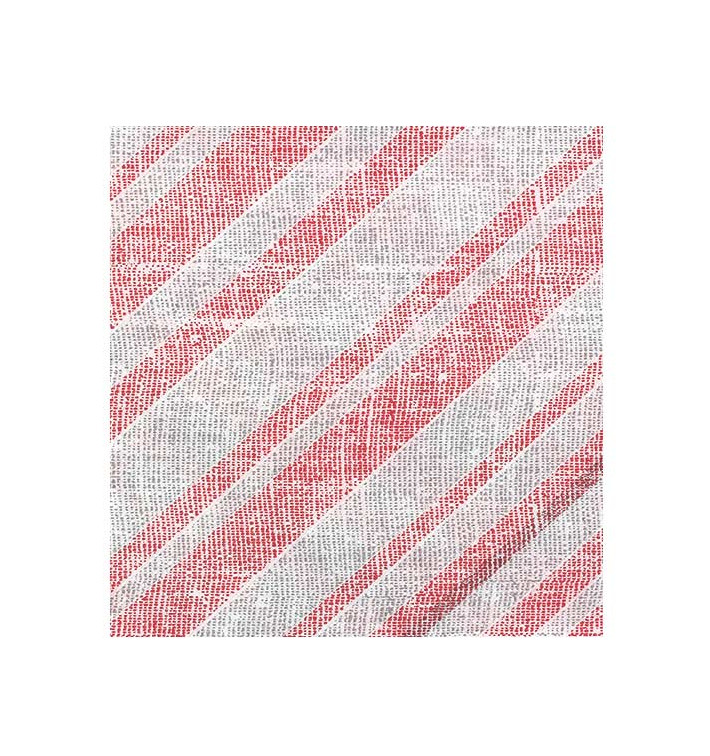 Serviette Papier molletonnée "Barlovento" Rouge 40x40cm (50 Utés)