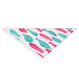 Serviette Papier molletonnée "Poissons" 40x40cm (50 Utés)