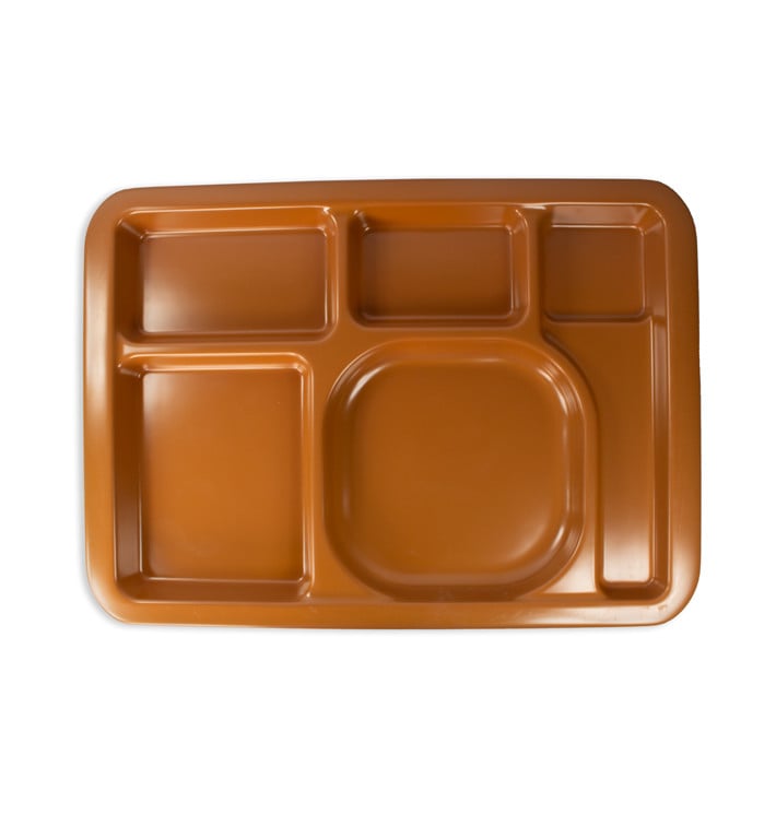 Barquette Plastique PS Dur Chocolat 5C 470x350mm (1 Uté) 