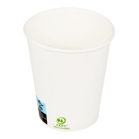 Gobelet Carton Blanc 9Oz/280ml Ø8,0cm (50 Utés)