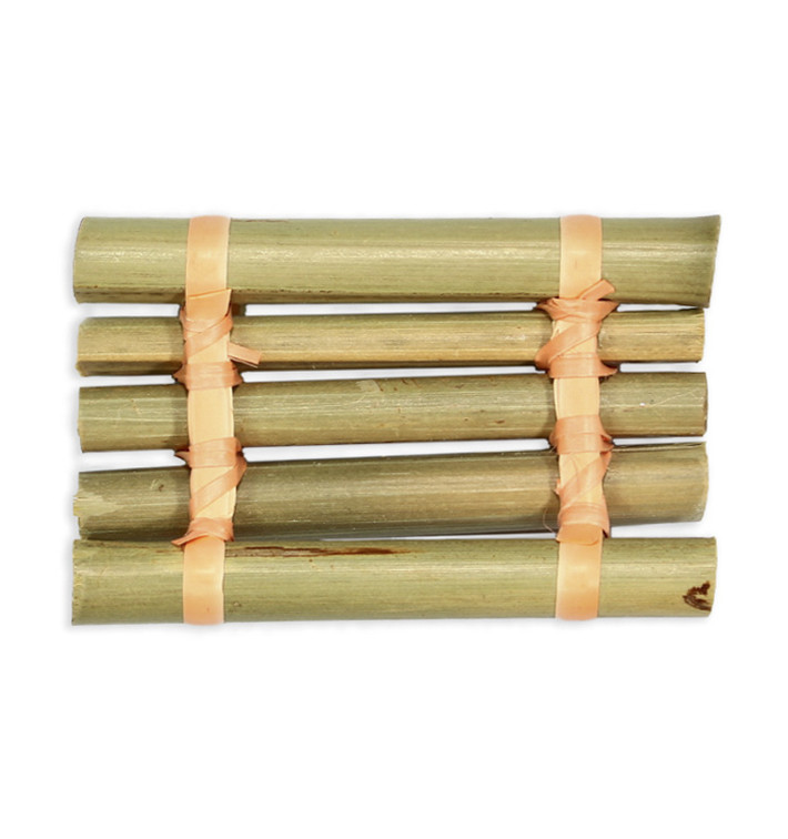 Barquette en Bambou "Radeau" 8x5cm (24 Utés) Barquette en Bambou "Radeau" 8x5cm (24 Utés)