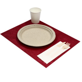 Set de Table en Non-Tissé PLUS Bourgogne 30x40cm (400 Utés)
