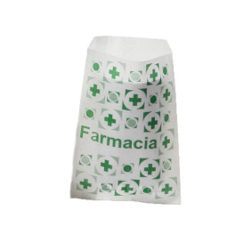 Sac Papier Blanc Pharmacie 14+7x28cm (1000 Utés)