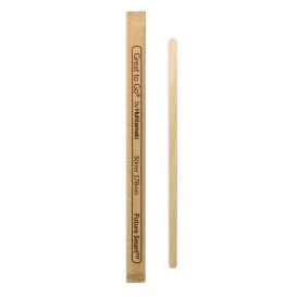 Agitateur en Bois Naturel pour Café Emballé 17,8cm (10000 Utés)