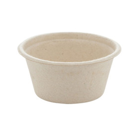 Pot en Canne à Sucre Naturel Ø6,0cm 60ml (2000 Utés)