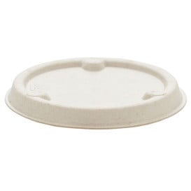 Couvercle en Canne à Sucre Naturel pour pot 60ml Ø6,0cm (100 Utés) 