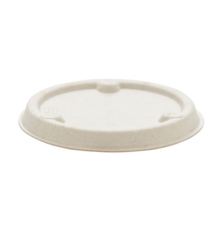 Couvercle en Canne à Sucre Naturel pour pot 60ml Ø6,0cm (100 Utés) Couvercle en Canne à Sucre Naturel pour pot 60ml Ø6,0cm (100 Utés)