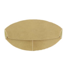 Gobelet Carton Ingraissable Effet Kraft avec Rabat 14Oz/420ml (50 Utés)