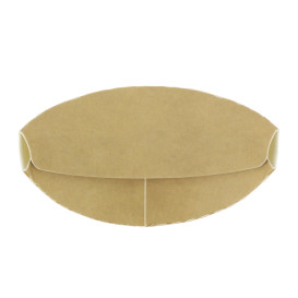 Gobelet Carton Ingraissable Effet Kraft avec Rabat 14Oz/420ml (1000 Utés)