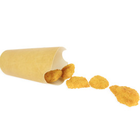 Gobelet Carton Ingraissable Effet Kraft avec Rabat 16Oz/480ml (1000 Utés)