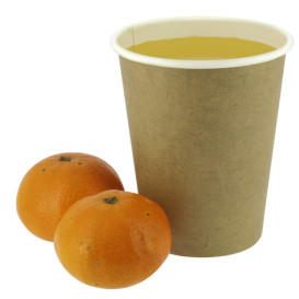 Gobelet Carton Kraft 100% ECO 16 Oz/480ml Ø9cm (1000 Unités)