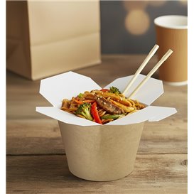Boîte à Repas 100% ECO Effet Kraft 26Oz/780ml (50 Utés)