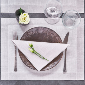 Set de Table papier 30x40cm "Entre Lignes" Gris 40g/m² (1000 Utés)