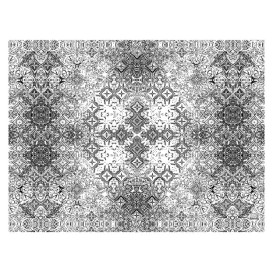 Nappe en papier 1x1m "Mosaïque" Noir 40g/m² (400 Utés)