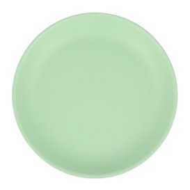 Assiette Réutilisable Durable PP Minéral Vert Ø21cm (54 Utés)
