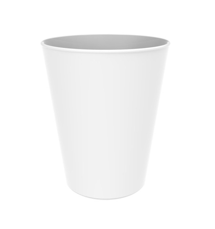 Gobelet Réutilisable Durable PP Minéral Blanc 330ml (6 Utés) Gobelet Réutilisable Durable PP Minéral Blanc 330ml (6 Utés)