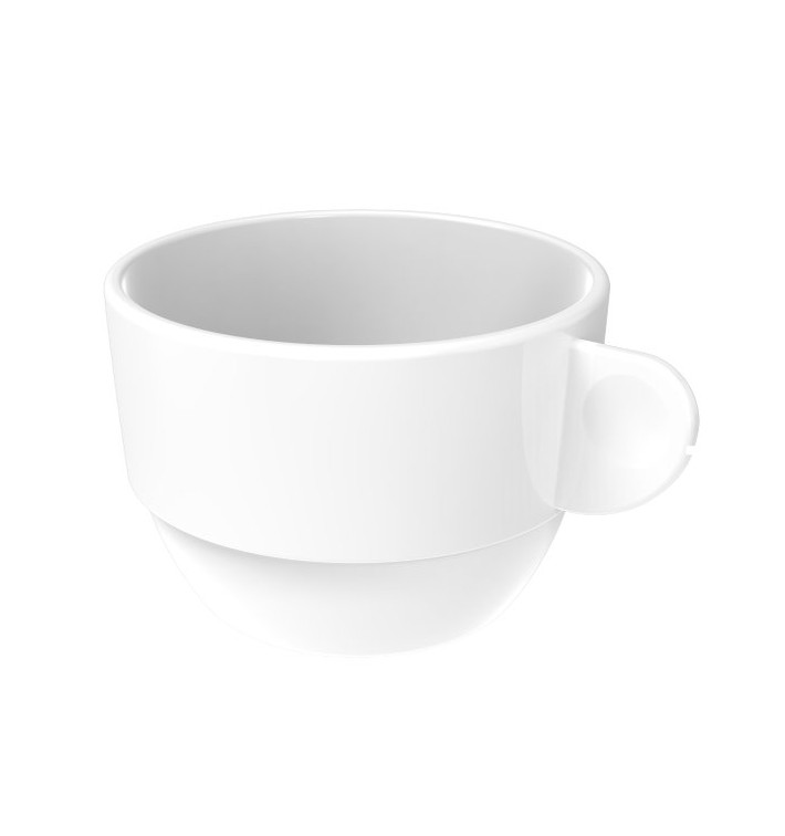 Tasse Réutilisable SAN “Cappuccino” Blanc 166ml (6 Utés) Tasse Réutilisable SAN “Cappuccino” Blanc 166ml (6 Utés)