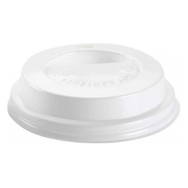 Couvercle Perforé pour Gobelet Carton 7Oz Blanc Ø7,2cm (1000 Utés)