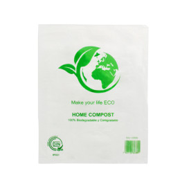 Sac Plastique 100% Compostable 16x24cm (100 Utés)