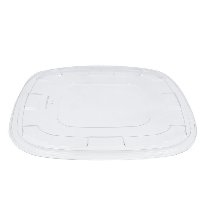 Couvercle Couvercle Plastique rPET Transparent 17x17cm (50 Utés) Couvercle Couvercle Plastique rPET Transparent 17x17cm (50 Utés)