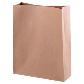 Sac en papier KRAFT sans anses 26+9x31cm (250 Utés)