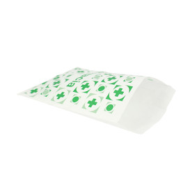 Sac Papier Blanc Pharmacie 12+6x20cm (250 Utés)