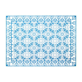 Set de Table papier 30x40cm "Alhambra" Turquoise 50g/m² (1000 Utés)