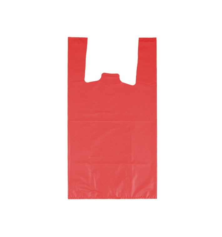 Sac à Bretelles 70% Recyclé “Colors” Rouge 42x53cm 50µm (1.000 Utés) Sac à Bretelles 70% Recyclé “Colors” Rouge 42x53cm 50µm (1.000 Utés)