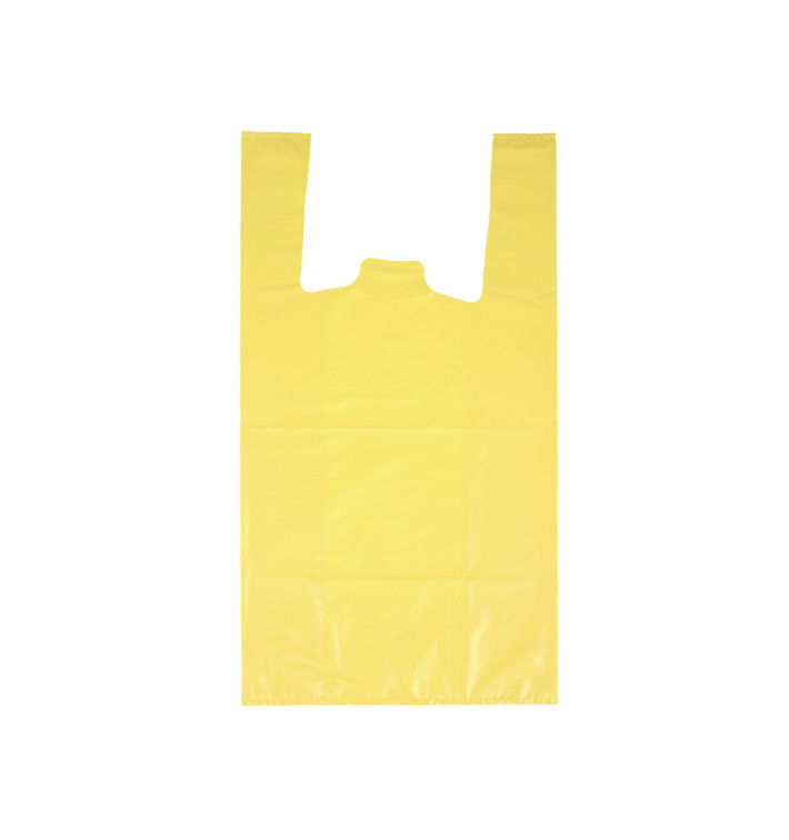 Sac à Bretelles 70% Recyclé “Colors” Jaune 42x53cm 50µm (40 Utés) Sac à Bretelles 70% Recyclé “Colors” Jaune 42x53cm 50µm (40 Utés)
