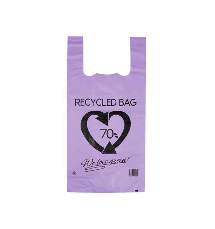 Sac à Bretelles 70% Recyclé Lilas 42x53cm 50µm (1.000 Utés) Sac à Bretelles 70% Recyclé Lilas 42x53cm 50µm (1.000 Utés)