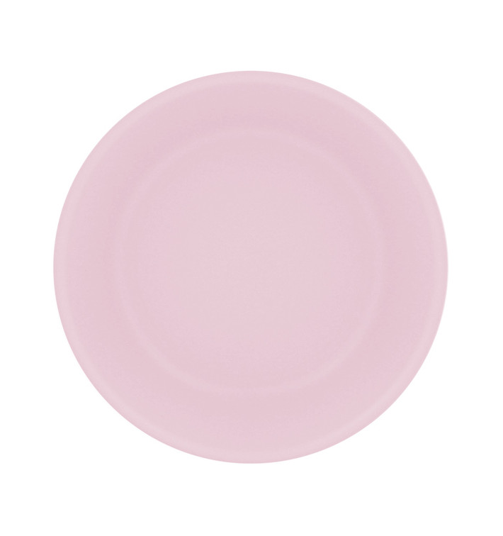 Assiette Réutilisable Durable PP Minéral Rose Ø18cm (54 Utés) Assiette Réutilisable Durable PP Minéral Rose Ø18cm (54 Utés)