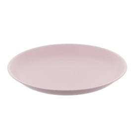 Assiette Réutilisable Durable PP Minéral Rose Ø21cm (54 Utés)