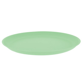 Assiette Réutilisable Durable PP Minéral Vert Ø27,5cm (6 Utés)