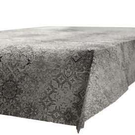 Nappe en papier 1x1m "Mosaïque" Noir 40g/m² (400 Utés)