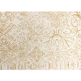Nappe en papier 1x1m "Mosaïque" Crème 40g/m² (400 Utés)