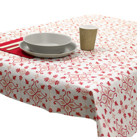 Nappe en papier 1x1m "La Valenciana" Bordeaux 40g/m² (400 Utés)