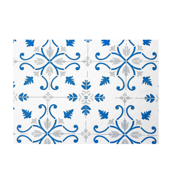Nappe en papier 1x1m "La Valenciana" Turquoise 40g/m² (400 Utés) Nappe en papier 1x1m "La Valenciana" Turquoise 40g/m² (400 Utés)