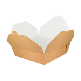 Boîte Carton Américaine Naturel 21,7x21,7x6cm 2910ml (140 Utés)