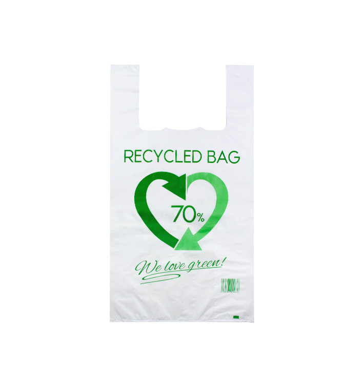 Sac à Bretelles 70% Recyclé 50x60cm 50µm (700 Utés) Sac à Bretelles 70% Recyclé 50x60cm 50µm (700 Utés)