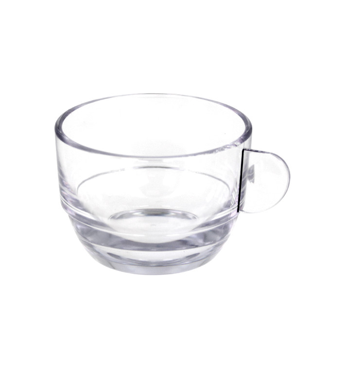 Tasse Réutilisable SAN “Cappuccino” Transparent 166ml (6 Utés) Tasse Réutilisable SAN “Cappuccino” Transparent 166ml (6 Utés)