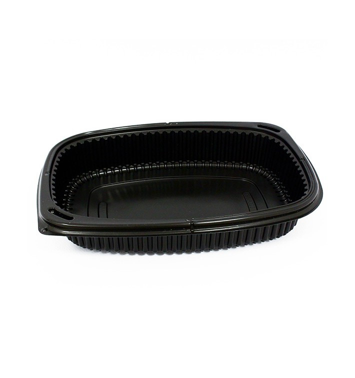 Barquette Rectangulaire PP Noir 800ml 215x170x40mm (40 Utés) Barquette Rectangulaire PP Noir 800ml 215x170x40mm (40 Utés)