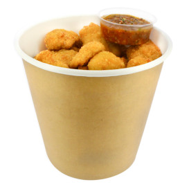 Container de Poulet Frit avec Couvercle 2550ml (300 Unités)