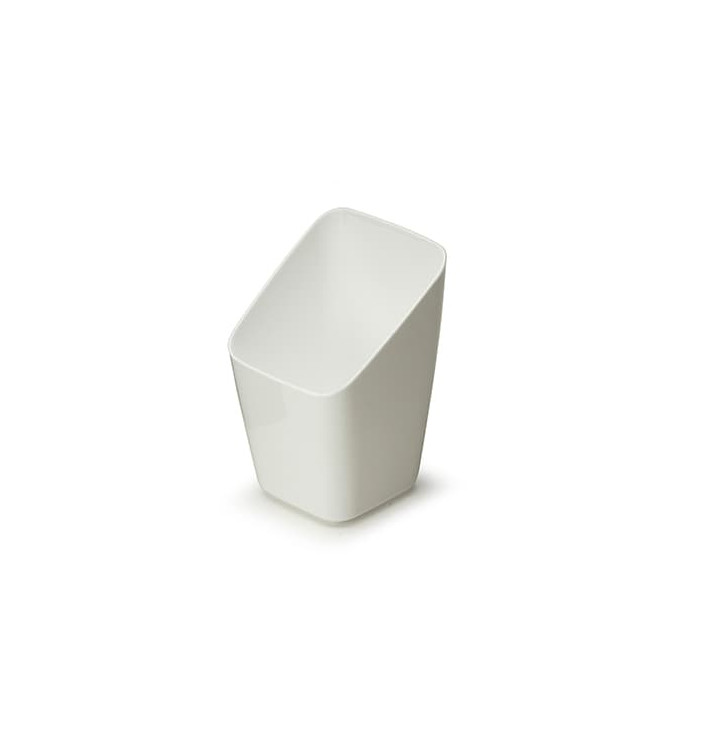 Verre Dégustation Plastique Blanc 4x4x7cm Verre Dégustation Plastique Blanc 4x4x7cm