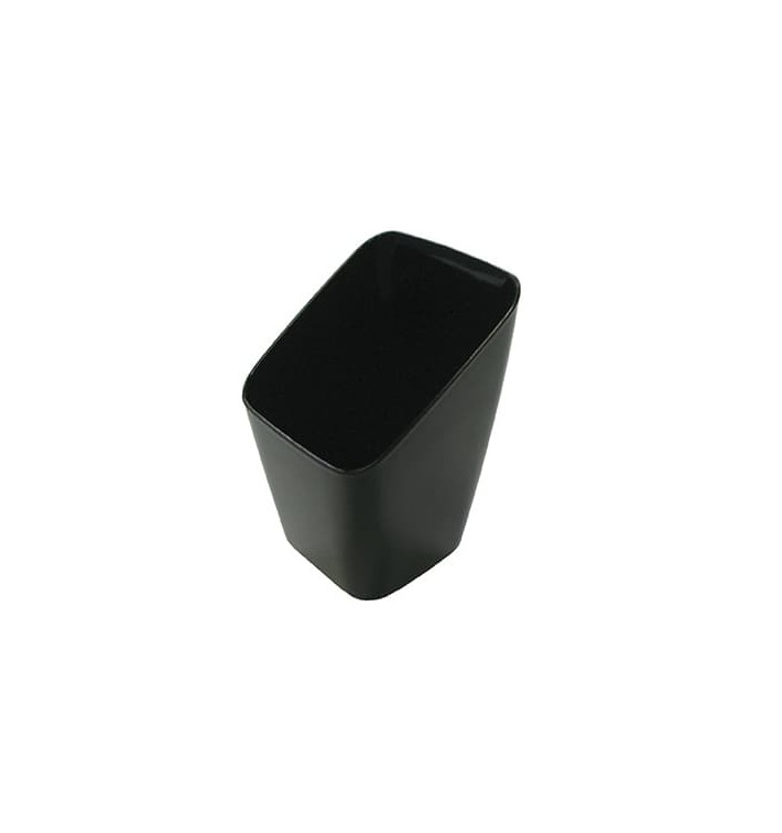Verre Dégustation Plastique Noir 4x4x7cm Verre Dégustation Plastique Noir 4x4x7cm