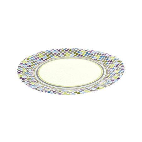 Assiette carton Décorée 18cm (504 Unités)
